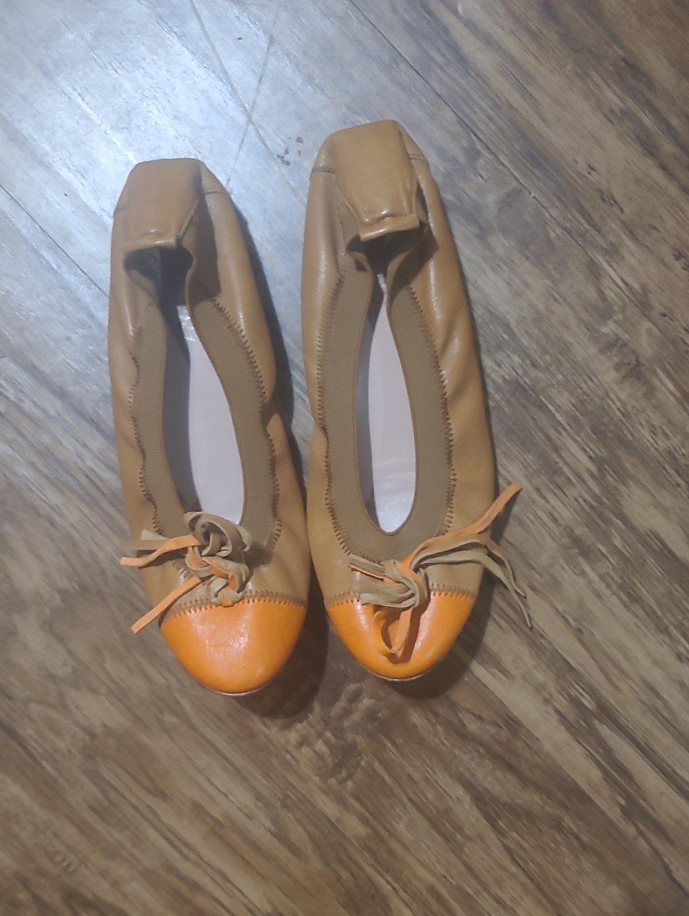 Ferca 81 Italian Leather Flats Sz 39
